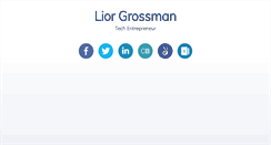 Desktop Screenshot of liorgrossman.com