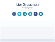 Tablet Screenshot of liorgrossman.com